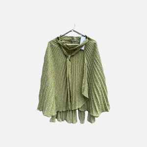 Lush Floral Green Skirt